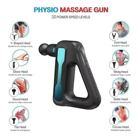 Deep Tissue Percussion Gun Massager with 8 Attachments — image 1